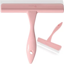 5" Silicone Shower Squeegee for Glass Doors & Car Windows 5-Inch, 1 Pack Pink 