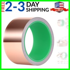 Copper Tape, Copper Foil Tape 2inch X 33 FT with Conductive Adhesive for Guit...