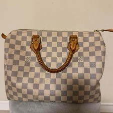 Borsa Louis Vuitton Damier Azur Speedy 30 N41370 Boston originale borsa a man...