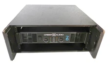 CREST AUDIO  1500W Power Amplifier Model: CA 6 with Heavy Duty Rack Case