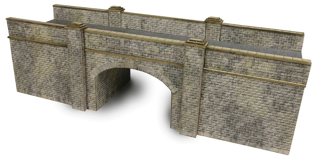 Metcalfe PN147 Double Track Bridge - Stone N Gauge Card Kit