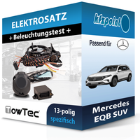 Towtec E-Satz 13Polig Fahrzeugspezifisch Passend für Mercedes EQB SUV NEU