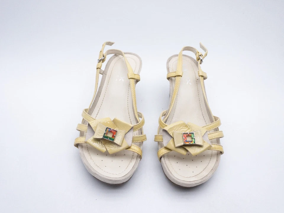 Geox Sandalias De Cuña Para Dama Zapatos Medida 37,5 EU Art. 33096-20 - Imagen 3 de 4