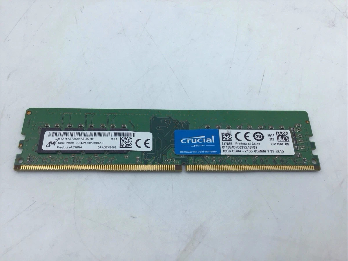 Crucial PC4-17000 (DDR4-2133) Bus Speed Computer RAM 16 GB Total