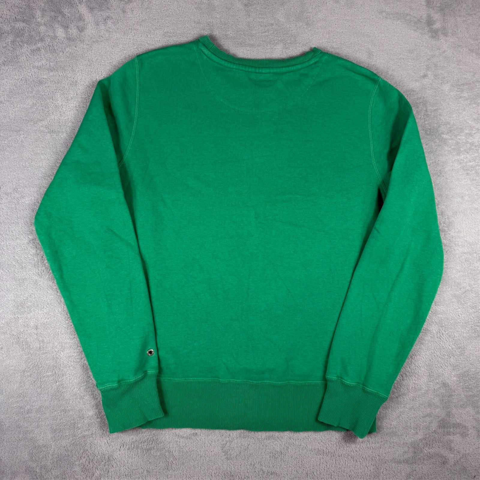 Vintage Nike 2000's Y2K Green White Spellout Swoosh Size Medium Sweatshirt image 7