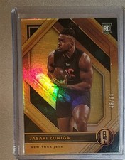 JABARI ZUNIGA 2020 Panini Gold Standard RC Rookie #176 JETS 48/99