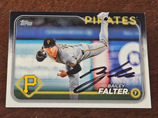 2024 Topps BAILEY FALTER Pirates In-Person Signed  AUTO
