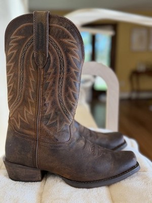 Durango Rebel Frontier Men s Western Boots 10 M Distressed Brown Leather DDB0244