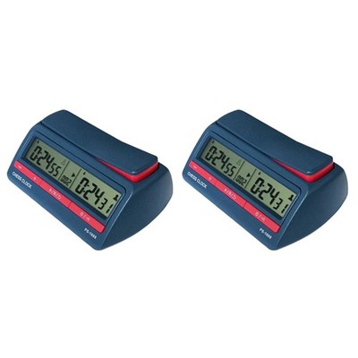 2X Advanced Chess Digital Timer Schachuhr Countdown Brettspiel Uhr Q5D4