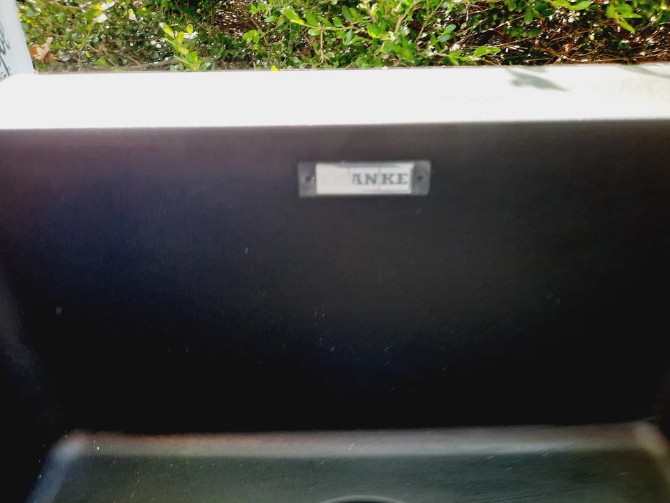 Franke MAG61015-MBK Maris 17-5/16" Undermnt 1 Lavabo Granito Kit. Fregadero negro *NUEVO Foto 4 de 4