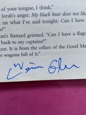 Iain Glen signed page Game of Thrones Doctor Who Silo Titans Resident Evil actor