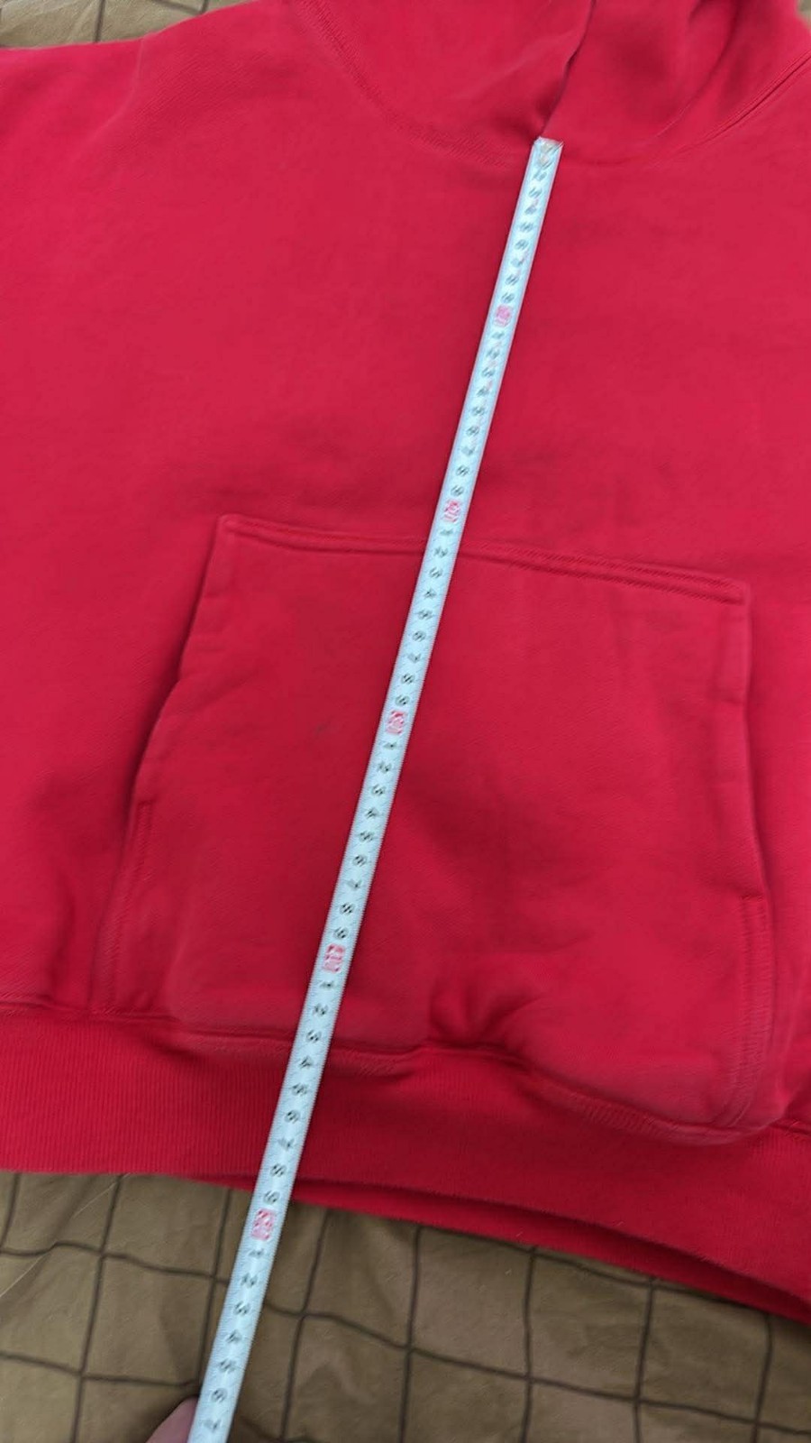 The Gap Yeezy YZY Hooded Sweatshirt Hoodie Red Size M thumbnail 9