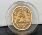 Vintage Schweppes Advertising Paperweight - Grands Historic Fountain Logo — photo 1