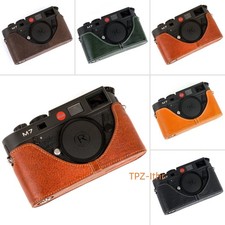 For Leica M7 M6 M2 M3 M4 MP Handmade Genuine Real Leather Half Camera Case Bag