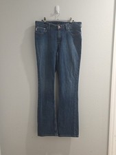 Carhartt Jeans Womens 10x34 Traditional Fit Blue Denim Cotton Stretch 