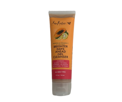 Shea Moisture Brighter Days Ahead Gel Cleanser 4 fl. Oz Papaya Vitamin C 26CL008