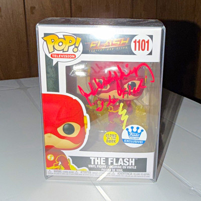 Funko Pop! Television The Flash #1101 John Wesley Shipp Autographed JSA CR36613