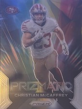 2023 Panini Prizm Prizmatic#14 Christian McCaffrey Silver