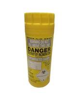 Sharpak Sharps Bin 0.5litre -Yellow Needle Box, Medical Waste Tub Container