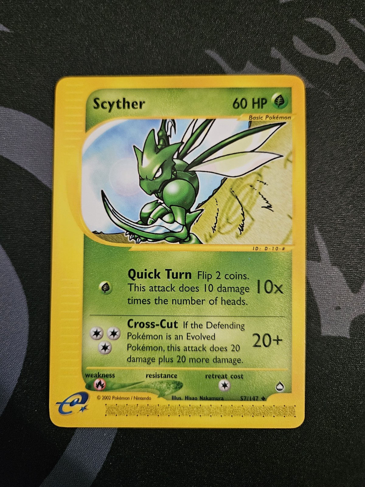 Scyther 57/147 Aquapolis Regular Uncommon NM