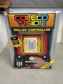 Colecovision Roller Controller in Box - W/ Slither & ADAM Adapter
