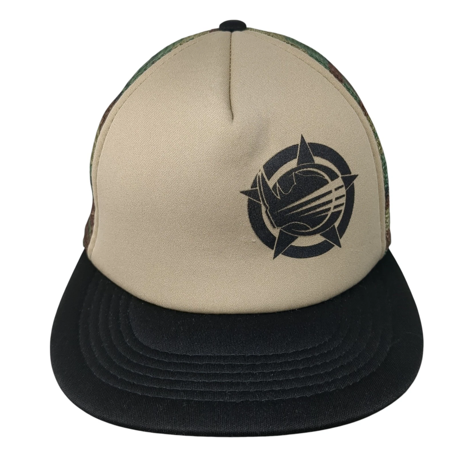 District Snapback Mesh Back Trucker Hat Multicolor One Size Camouflage