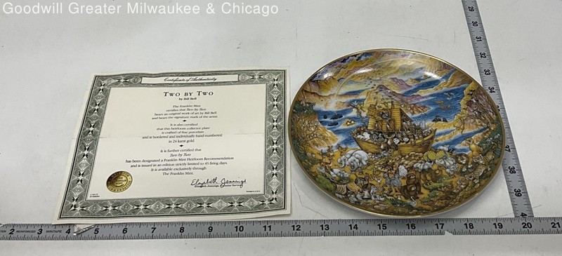 Bill Bell 'Two By Two' Collector's Plate