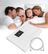 Grounding Sheets, Soft Grounding Mat for Bed, Cotton  Silver Fiber Bed Groundin