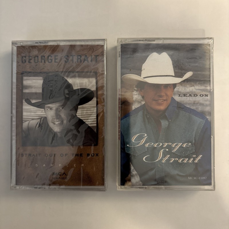 George Strait Lot Of 2 Cassette Tapes. NEW SEALED