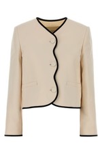 VALENTINO GARAVANI Cream Wool Blend Jacket New & Authentic