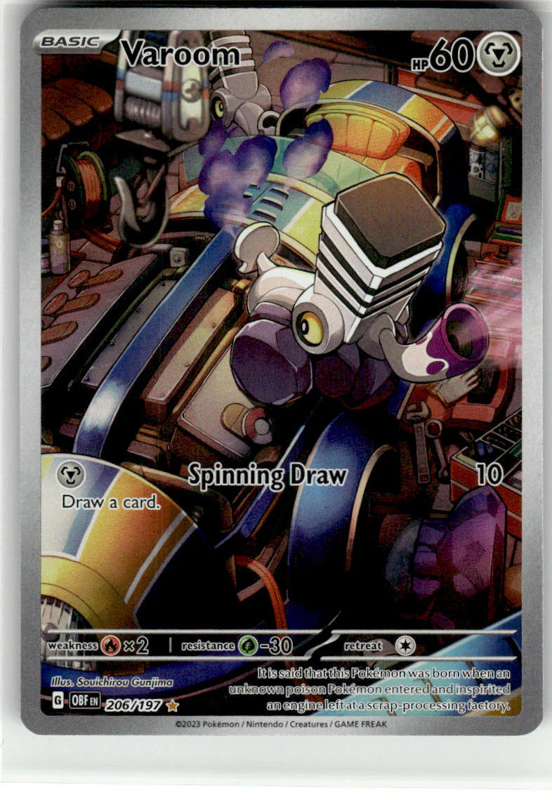 Varoom - Obsidian Flames #206/197 - Near Mint - Holofoil