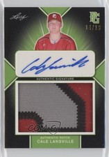 2020 Leaf Perfect Game All-American Classic 14/16 Cale Lansville Patch Auto nd3