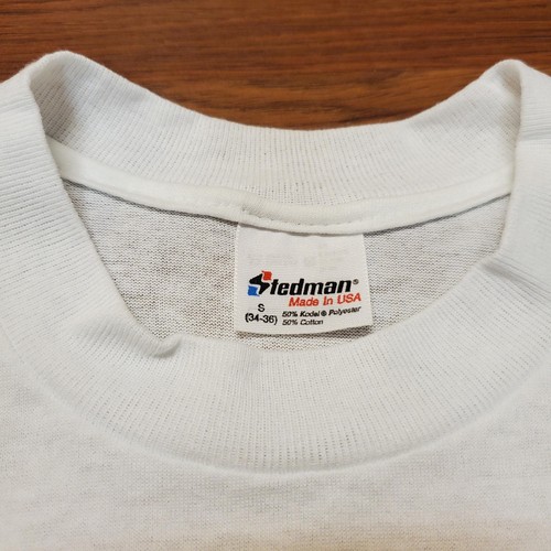 Camiseta blanca vintage años 80 Freightliner Unknown Country Band años 80 - Imagen 7 de 9