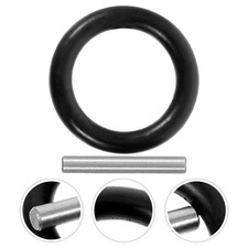 6 Sets Electric Wrench Socket Retainer Rings Rubber Steel Black for Torque