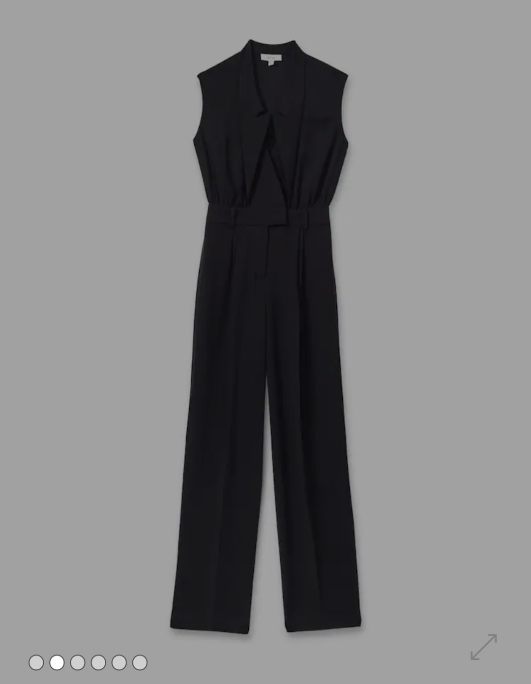 REISS SARA navy jumpsuit Size 12 BNWT RRP £320 image 2