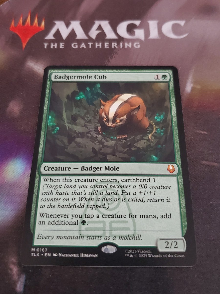 Mtg. Badgermole Cub. Avatar: The Last Airbender. Pack Fresh | eBay