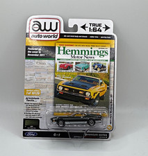 Auto World 1971 Ford Mustang Boss 351 164 Premium Hemmings Dark Green 466