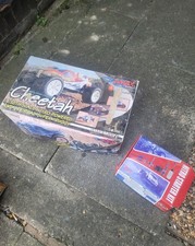 Cheetah nitro rc truggy 1/10 scale good compression boxed pull start stiff