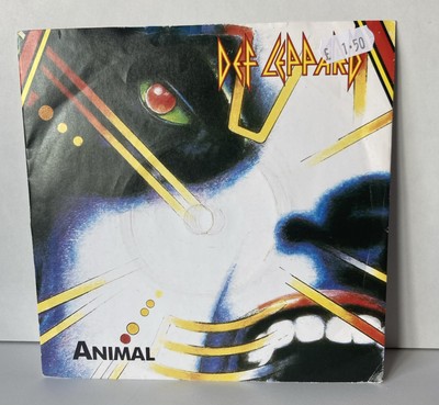 Def leppard animal Vgc condition 7  vinyl 45 phonogram Rock Metal