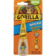Gorilla 0.35 Oz. Liquid Bottle Brush  Nozzle Super Glue 7500102 Gorilla 7500102