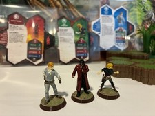 Heroscape Custom Lot - Lawmen  Outlaws Clayton , Garrett Burns , Kate Crawford