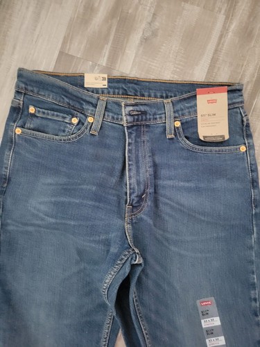 Mens LEVI STRAUSS & COMPANY # 511 33x32 Slim Stretch Denim Jeans NWT - Picture 8 of 8