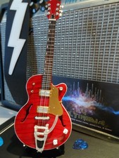 BRIAN SETZER- Dice Hollow Body Gretsch 1:4 Scale Replica Guitar ~Axe Heaven