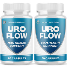  2 Pack Uro Flow for Men Prostate Health  Urinary Support Supplement 120 Caps