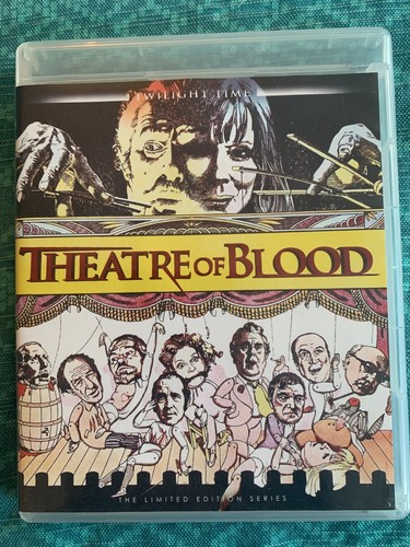 Theatre of Blood (Blu Ray 1973) Twilight Time Vincent Price Diana Rigg RARE OOP
