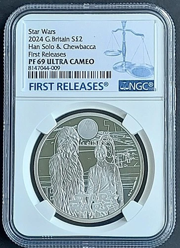2024 Great Britain 2 Pounds, NGC  PF 69 UC, nice silver coin     #2045, # 67-12