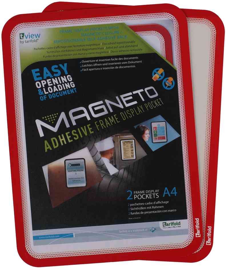 Tarifold cadre d'affichage Magneto adhésif repositionnable pour note de service