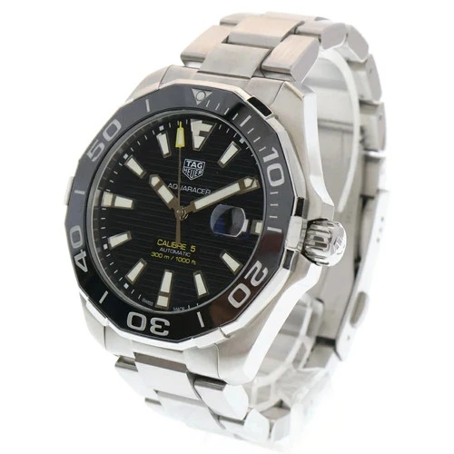 TAG HEUER Watch Aquaracer Caliber 5 Automatic Stainless Steel SWISS MADE Silver