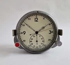 Rare Vintage Soviet Air Force AVIATION CLOCK "60 ChP". White dial. USSR.