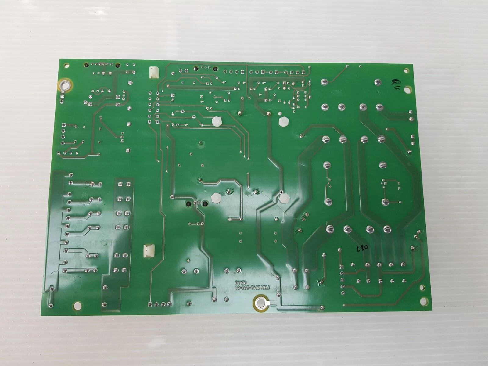 Solder side of the Lumenis 0640-290-01 AC Control PCB